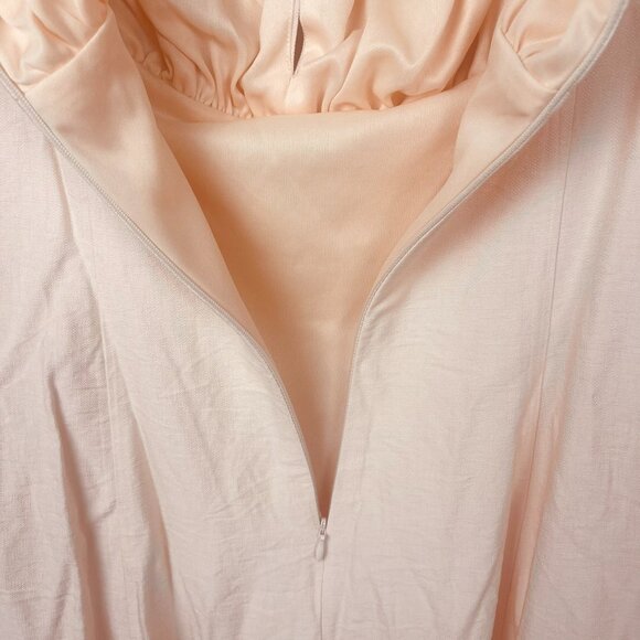 NWT BCBGeneration Dress Womens SZ M Babydoll Peasant Prairie Puff Sleeve Cottage - Picture 8 of 9